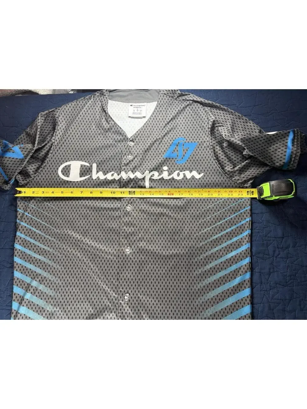 Champion UltraFuse Counter Logic Gaming Baseball Jersey Size L - Picture 7 of 9